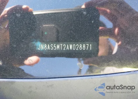 2010 Nissan Rogue Sl из США, поврежденный, VIN JN8AS5MT2AW028871